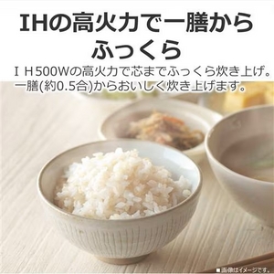 東芝 RC-5XW(K) IH炊飯器 3合炊き ブラック