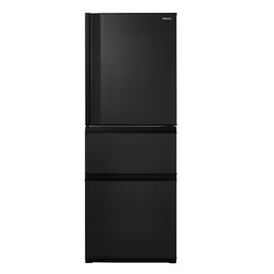 東芝 GR-W33SC(KZ) 3ドア冷凍冷蔵庫 (326L・右開き) マットチャコール