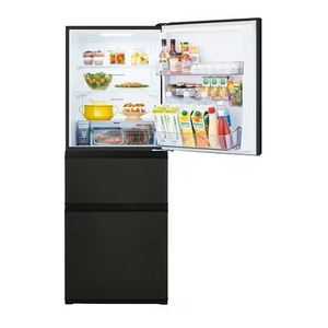 東芝 GR-W33SC(KZ) 3ドア冷凍冷蔵庫 (326L・右開き) マットチャコール