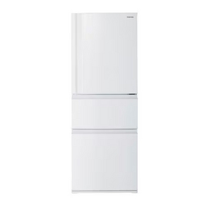 東芝 GR-W33SC(WU) 3ドア冷凍冷蔵庫 (326L・右開き) マットホワイト