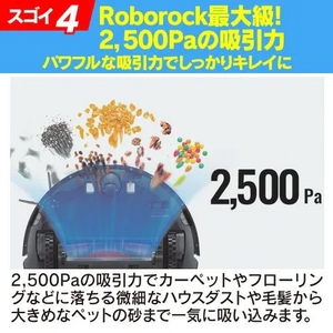 Roborock E552-04 ロボット掃除機 Roborock E5 ブラック