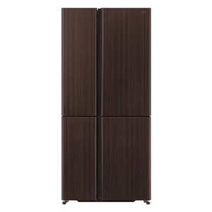 AQUA AQR-TZ51P(T) 4ドア冷蔵庫 (512L・フレンチドア) ダークウッドブラウン