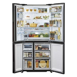 AQUA AQR-TZ51P(T) 4ドア冷蔵庫 (512L・フレンチドア) ダークウッドブラウン
