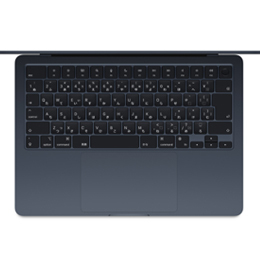 [Apple] アップル　MacBook Air 13.6インチ Liquid Retinaディスプレイ M3世代　8G 256 ミッドナイト　MRXV3J　A☆