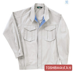 【TIPS】男女共用　綿ブルゾン　Ｇ３６１上　シルバーグレーロゴ入り