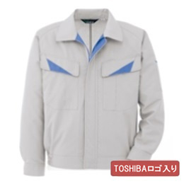 【TIPS】男女ペア長袖ブルゾン　ＧＳ２６２１上　シルバーグレーロゴ入り