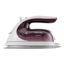 東芝 TA-FV470(R) コードレススチームアイロン La・Coo 美ラクルベース ハンガーショット機能付き マルーンレッド