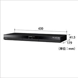 SHARP 2B-C10GW1 ブルーレイディスクレコーダー AQUOS ブルーレイ ダブルチューナー 1TB