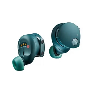 オーディオテクニカ ATH-CKS50TW2 GR 完全ワイヤレスイヤホン Bluetooth対応 防水・防塵 グリーン