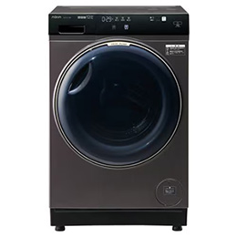 【無料長期保証1+3年付き】AQUA AQW-DX12R(LK) ドラム式洗濯乾燥機 左開き 洗濯12kg／乾燥6kg シルキーブラック