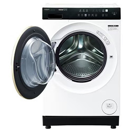 【無料長期保証1+3年付き】AQUA AQW-DX12R(LW) ドラム式洗濯乾燥機 左開き 洗濯12kg／乾燥6kg ホワイト