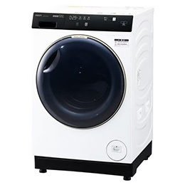 【無料長期保証1+3年付き】AQUA AQW-DX12R(RW) ドラム式洗濯乾燥機 右開き 洗濯12kg／乾燥6kg ホワイト