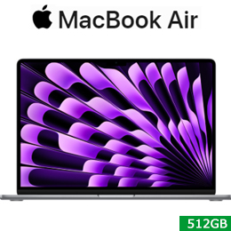 [Apple] アップル　MacBook Air 15.3 Liquid Retinaディスプレイ M3世代 16G 512 スペースグレイ MXD13J/A ☆