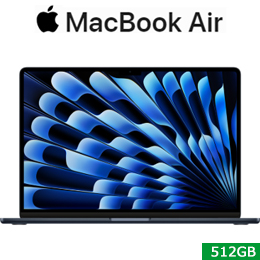 [Apple] アップル　MacBook Air 15.3 Liquid Retinaディスプレイ M3世代 16G 512 ミッドナイト MXD43J/A ☆