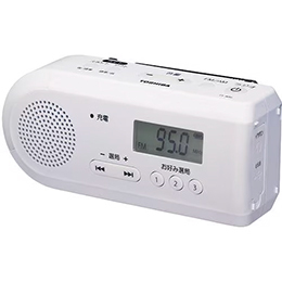 東芝 TY-JKR6-W FM／AM充電ラジオ ホワイト