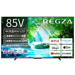 【無料長期保証1+5年付き】REGZA 85Z770N 85インチ 4K MiniLED液晶テレビ レグザ Z770Nシリーズ 
