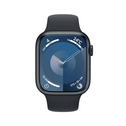 [Apple] Apple Watch　Series9　MR993J/A 45mm[ミッドナイトスポーツバンド S/M]☆