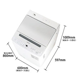 シャープ ES-GV10J-S インバーター全自動 縦型洗濯機 10kg シルバー系