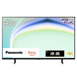 パナソニック TV-43W80A 43V型 4K液晶テレビ YouTube対応 VIERA 