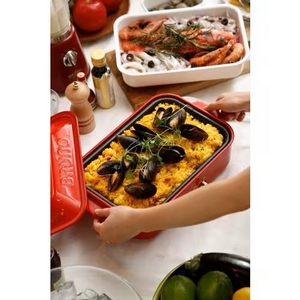 BRUNO BOE021-RD コンパクトホットプレート レッド【数量限定】