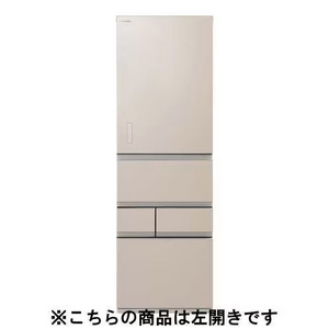 東芝 GR-Y500GTML(NS) 5ドア冷凍冷蔵庫 (501L・左開き) エクリュゴールド
