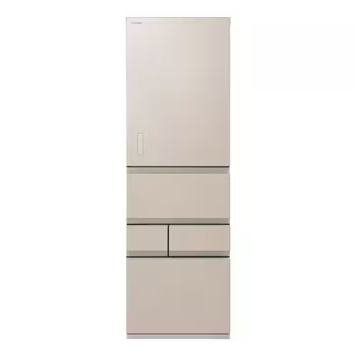 【無料長期保証1+5年付き】東芝 GR-Y450GTM(NS) 5ドア冷凍冷蔵庫 (452L・右開き) エクリュゴールド