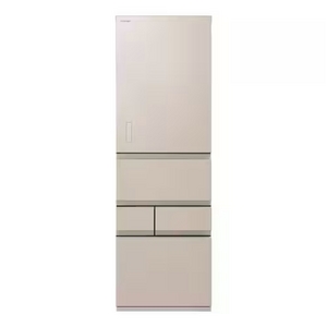 【無料長期保証1+5年付き】東芝 GR-Y450GTM(NS) 5ドア冷凍冷蔵庫 (452L・右開き) エクリュゴールド