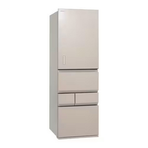 【無料長期保証1+5年付き】東芝 GR-Y450GTM(NS) 5ドア冷凍冷蔵庫 (452L・右開き) エクリュゴールド