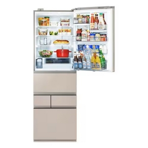 【無料長期保証1+5年付き】東芝 GR-Y500GTM(NS) 5ドア冷凍冷蔵庫 (501L・右開き) エクリュゴールド