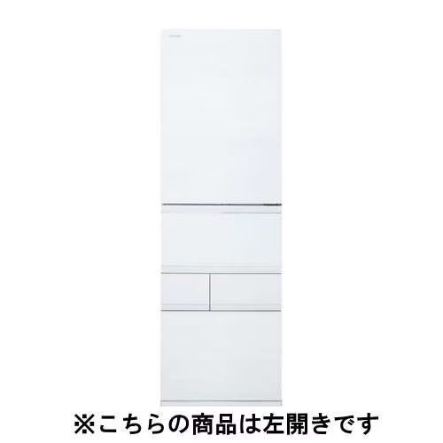 【無料長期保証1+5年付き】東芝 GR-Y450GTL(TW) 5ドア冷凍冷蔵庫 (452L・左開き) フロストホワイト