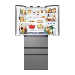 【無料長期保証1+5年付き】東芝 GR-Y550FZ(ZH) 6ドア冷凍冷蔵庫 (551L・フレンチドア) アッシュグレージュ