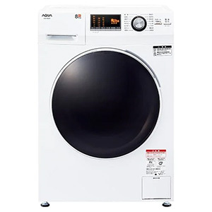 AQUA AQW-F8N(W) ドラム式全自動洗濯機 8kg ホワイト AQWF8N(W)