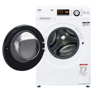 AQUA AQW-F8N(W) ドラム式全自動洗濯機 8kg ホワイト AQWF8N(W)