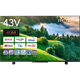 REGZA 43M550L 4K液晶テレビ レグザ M550Lシリーズ 43V型
