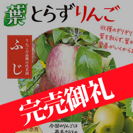 【1月下旬からお届け予定】[青森県産] 葉とらずりんご「ふじ・王林」食べ比べセット