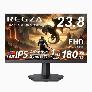 REGZA RM-G245N 23.8インチ フルHD Fast IPSパネル採用 ゲーミングモニター ブラック