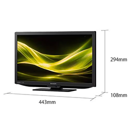 SHARP 2T-C19GE1 19V型 液晶テレビ 低反射パネル搭載 AQUOS