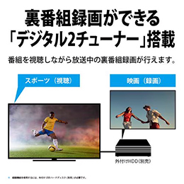 SHARP 2T-C19GE1 19V型 液晶テレビ 低反射パネル搭載 AQUOS