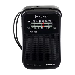 東芝 TY-KR10(K) ポータブルラジオ Aurex(オーレックス) ブラック