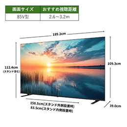 【無料長期保証1+3年付き】 REGZA 85E350N 85V型 4K液晶テレビ レグザ E350Nシリーズ 