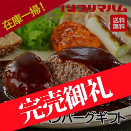 在庫一掃！[プリマハム] 秋田牛 煮込みハンバーグギフトKC-HB50 200g×5個入