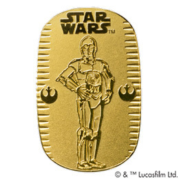 スター・ウォーズ　C-3PO純金小判　１０ｇ