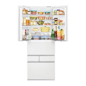 【無料長期保証1+5年付き】東芝 GR-Y600XFS(TW) 6ドア冷凍冷蔵庫 (595L・フレンチドア) フロストホワイト