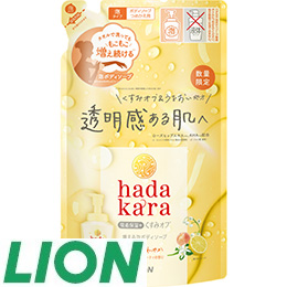 8 [ライオン] hadakara泡ボディソープヒーリングF替え・3コ