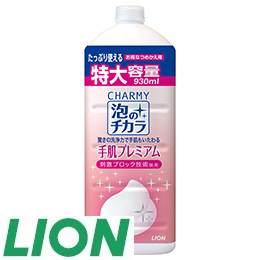 37 [ライオン] CHARMY泡のチカラ手肌プレミアム替え大・3本