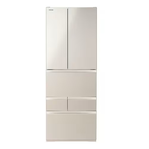 【無料長期保証1+3年付き】東芝 GR-Y550FH(EC) 冷蔵庫 6ドア冷凍冷蔵庫 (551L・フレンチドア) サテンゴールド
