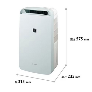 シャープ CMT100 冷風・除湿乾燥機 木造11畳・コンクリート造23畳まで ホワイト