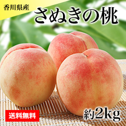 [香川県産] さぬきの桃 約2kg