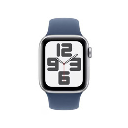 [Apple] アップル AppleWatch SE GPSモデル 40mm MXEC3J/A [シルバー・デニムスポーツバンド S/M]☆