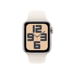 [Apple] アップル AppleWatch SE GPSモデル 40mm MXEF3J/A [スターライトスポーツバンド S/M]☆